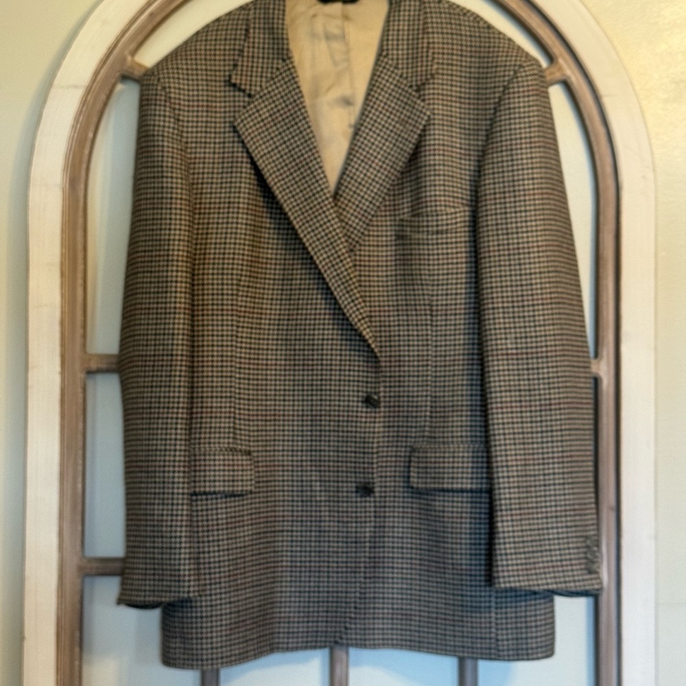 Men's Elegant Houndstooth Blazer